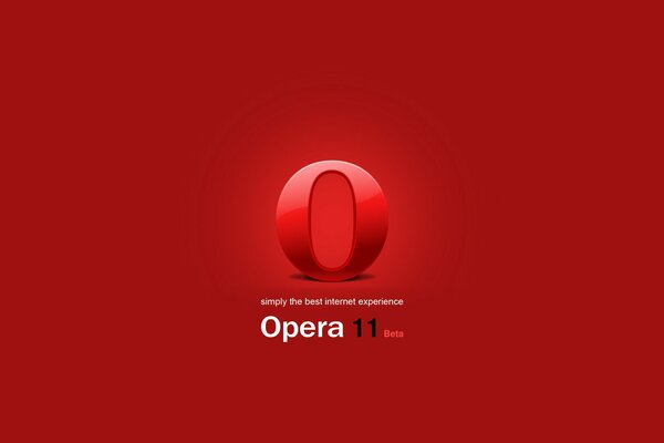 Логотип браузере Opera 11 beta