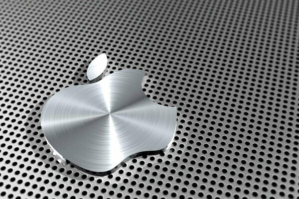 Epaul logo, contrived aluminum apple