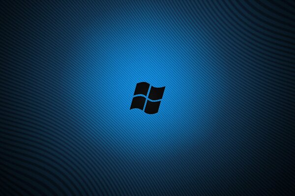 Windows-Logo auf abstraktem Hintergrund