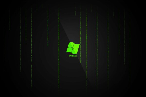 Salvaschermo minimalista di Microsoft Windows 7