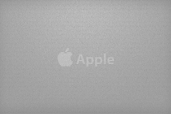 Image of the Apple logo bitten apple
