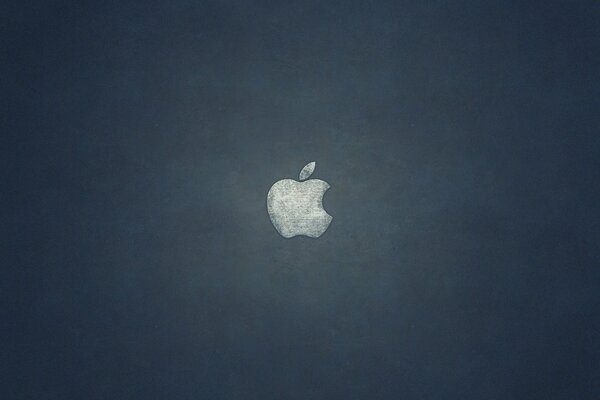 Logo apple apple su sfondo nero