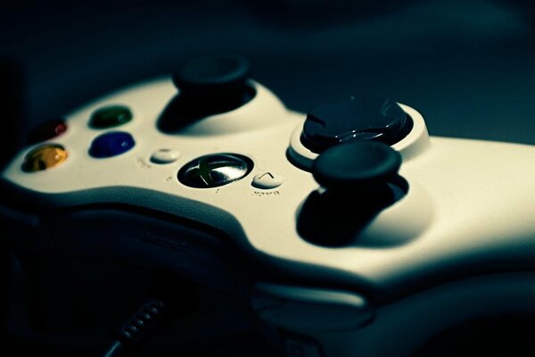 Manette de jeu blanche pour xbox