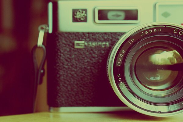 Старый советский фотоаппарат для фото