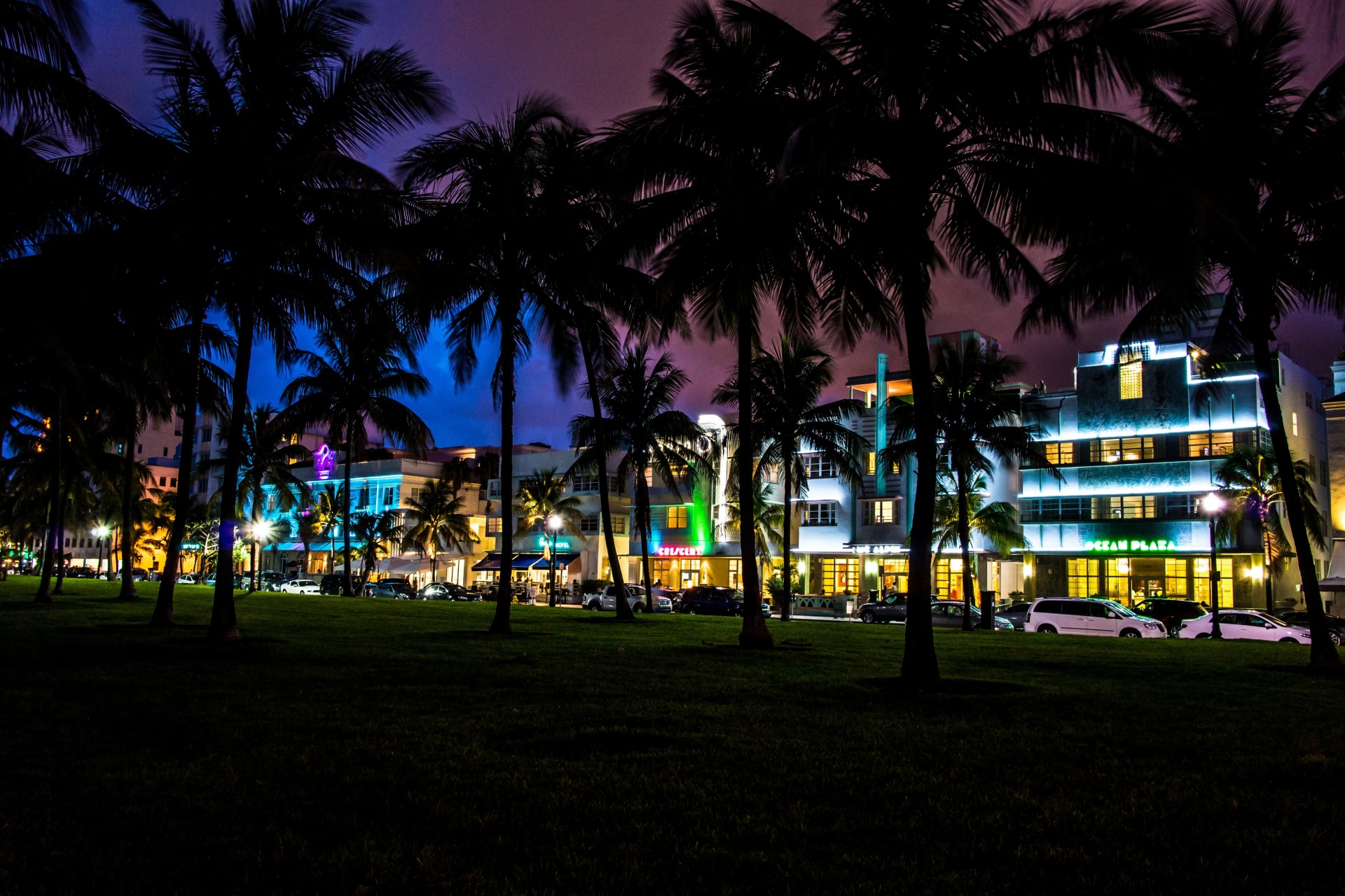 ночь майами chevrolet camaro ss флорида south beach