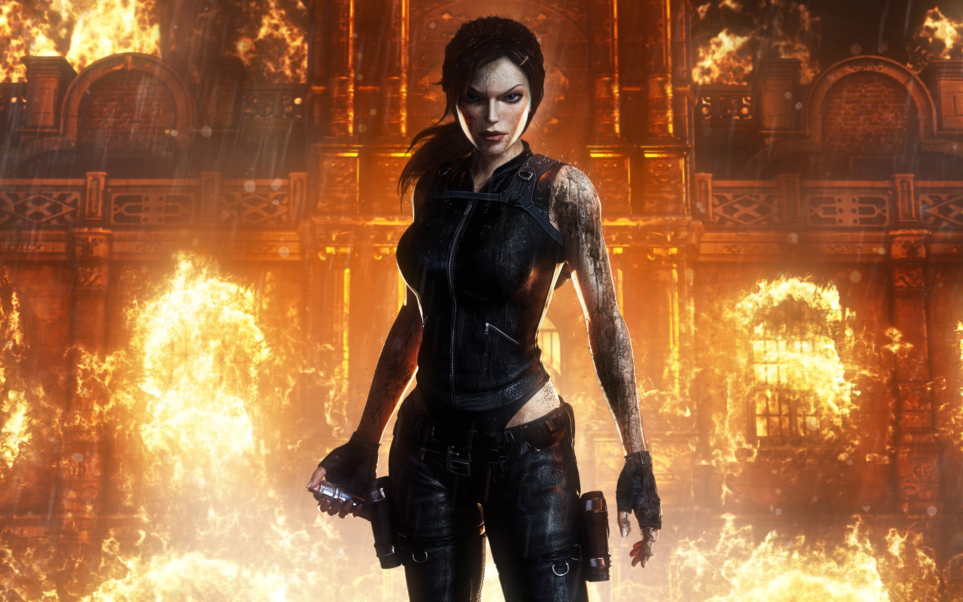 tomb raider underworld lara croft fuego