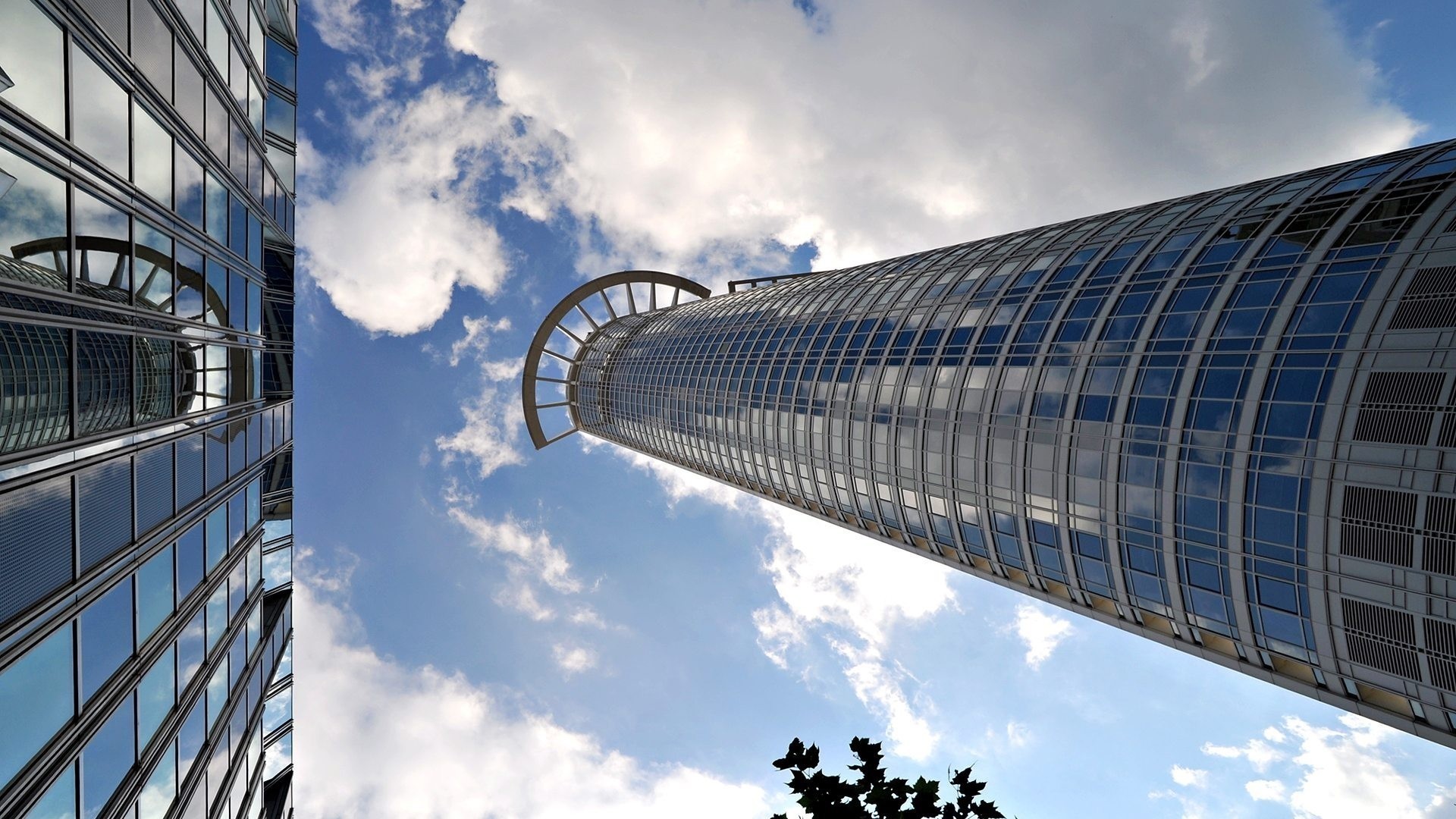 edificio azul cielo nube ciudad