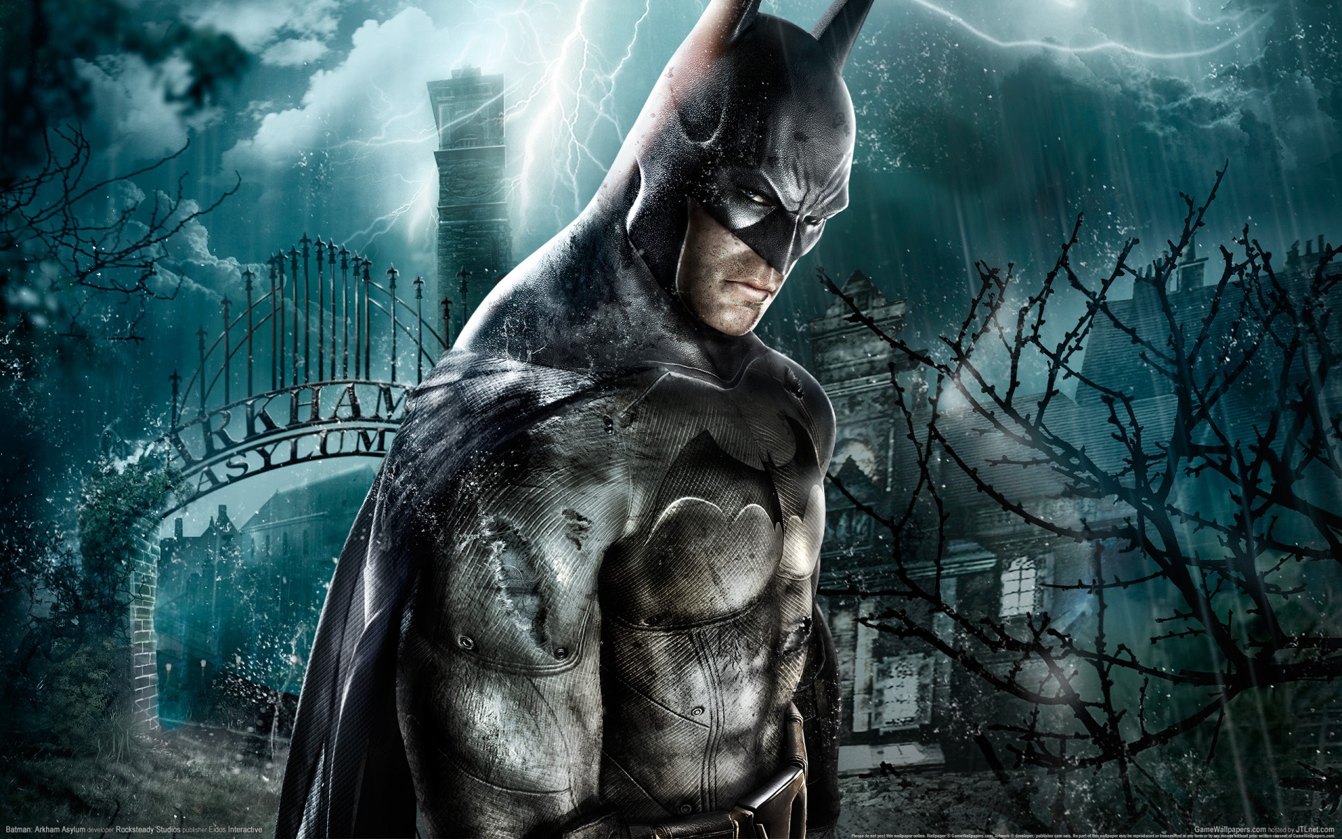 batman arkham asylum pintura casa