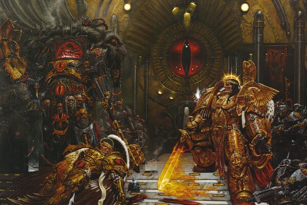 Warhammer 40000 Kaiser Ketzerei Chorus Tapete