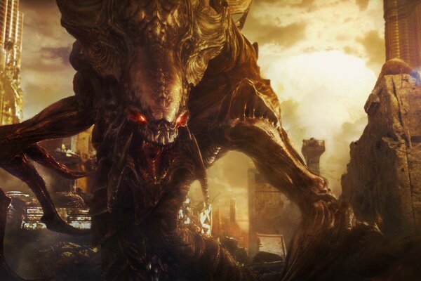 Blizzard starcraft 2 Monster zerg greift an