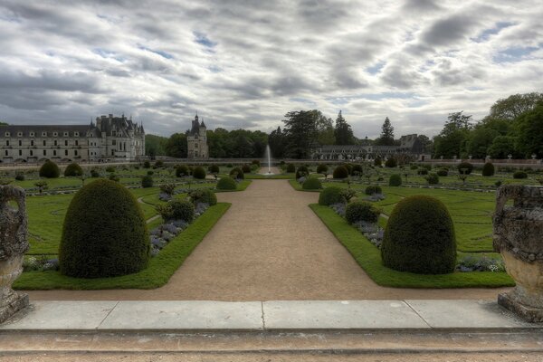 Tranquil landscapes of French parks