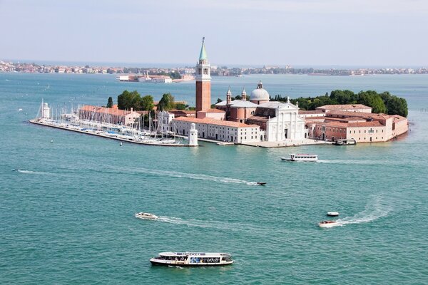 Cathedral Island in Venice