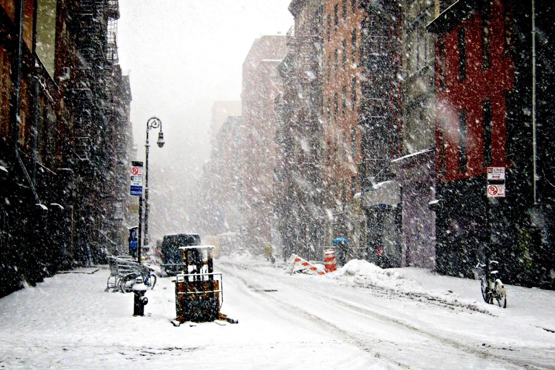 new york schnee winter