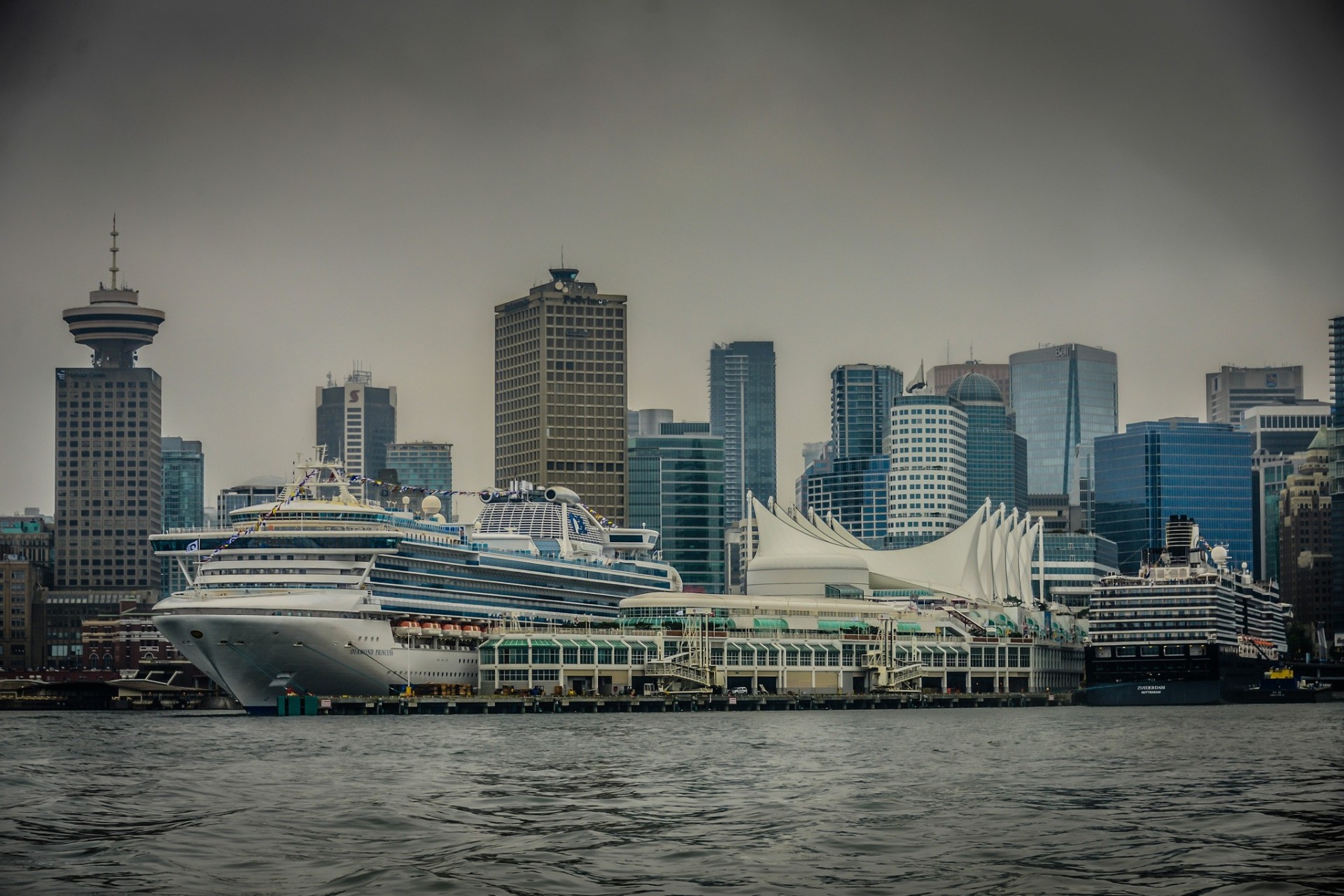 vancouver canadá puerto barcos