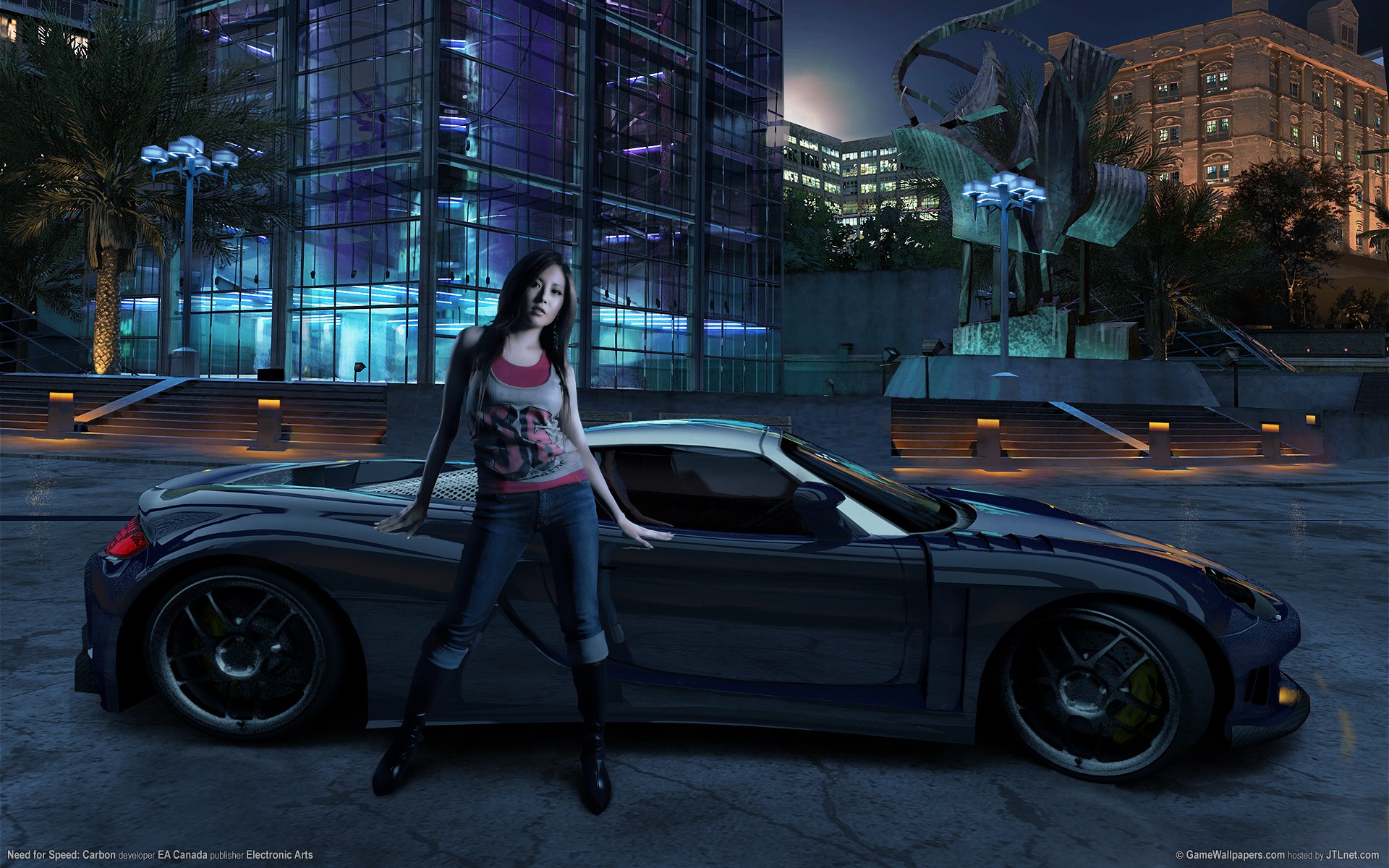 need for speed carbon game car girl