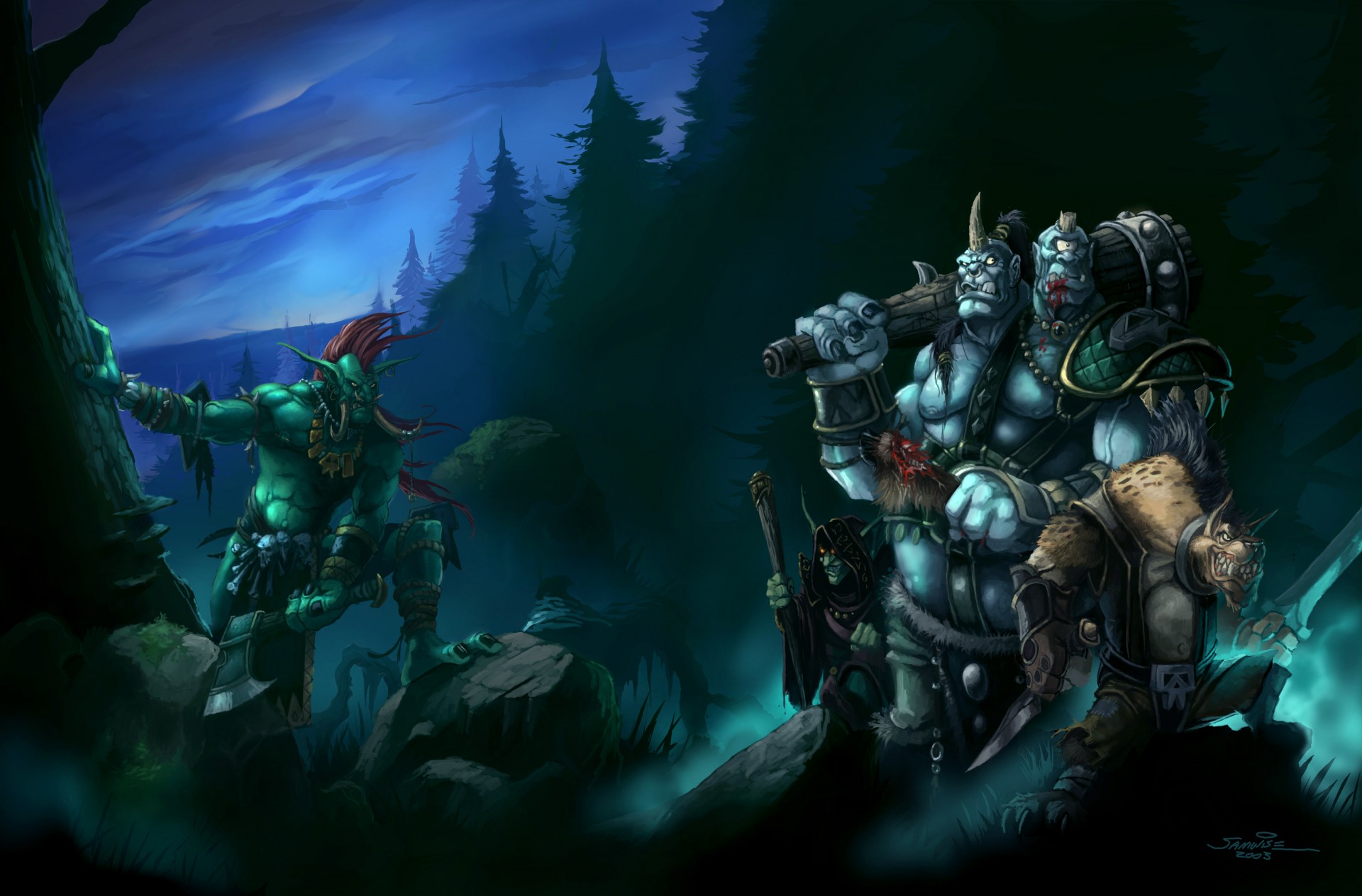 troll world of warcraft jeu de rôle composition de samwaize didier ogre