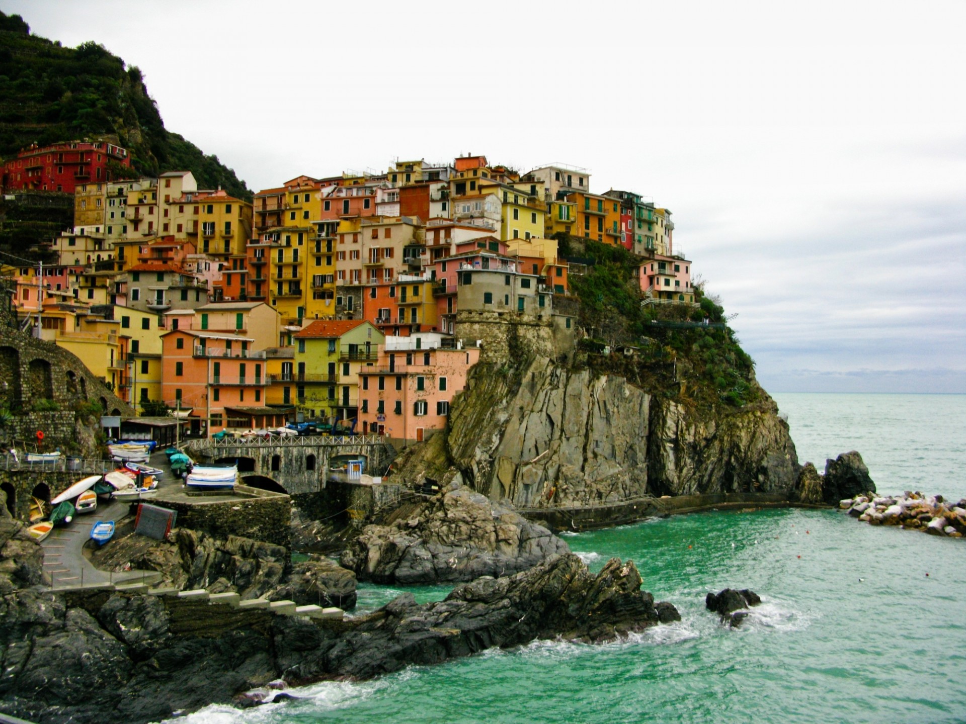 cinque terre liguria italia manarola