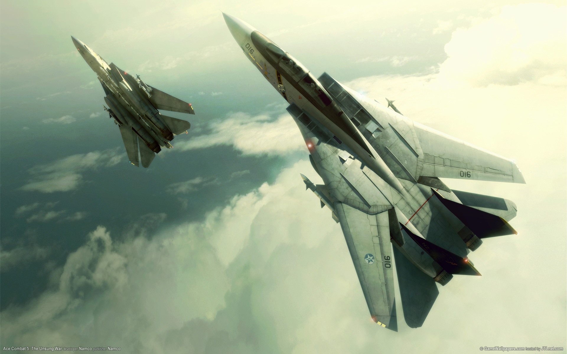 ace combat 5 истребители самолет облака