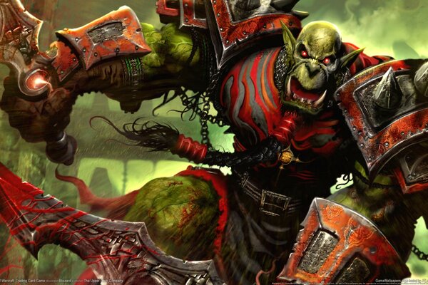 World of warcraft wojownik Ork