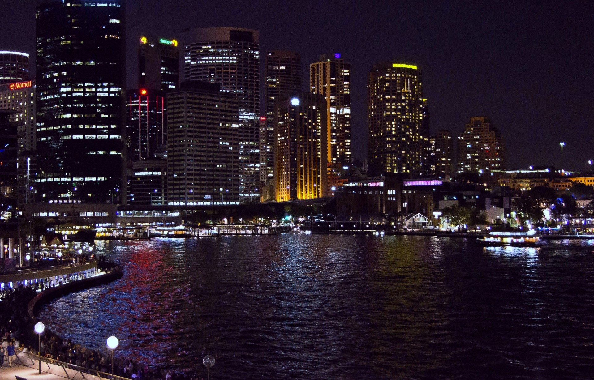 australien sydney nacht