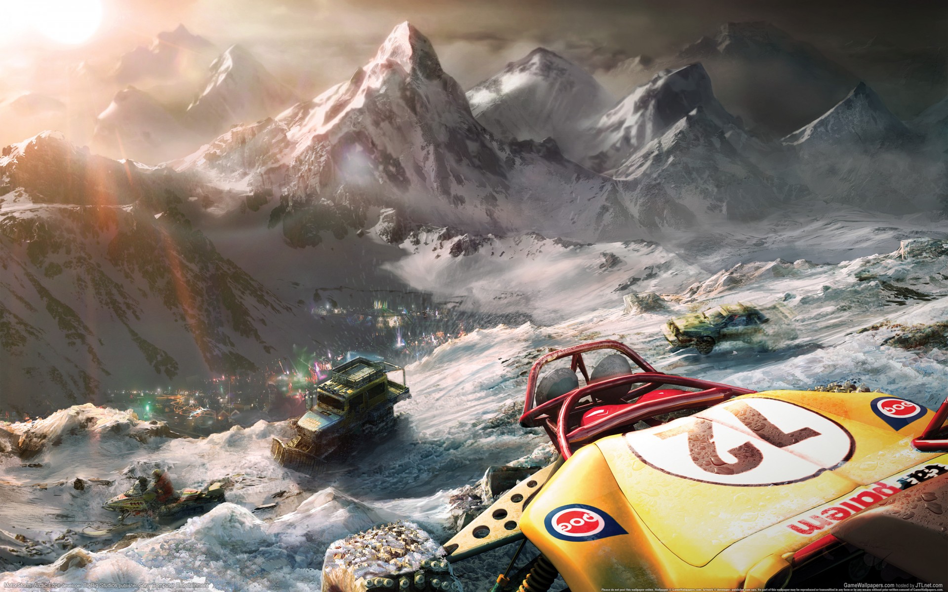 motorstorm arctic edge rennen schnee