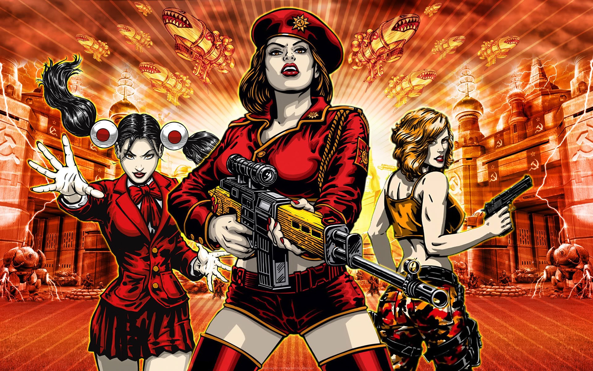 red alert 3 chicas rifle