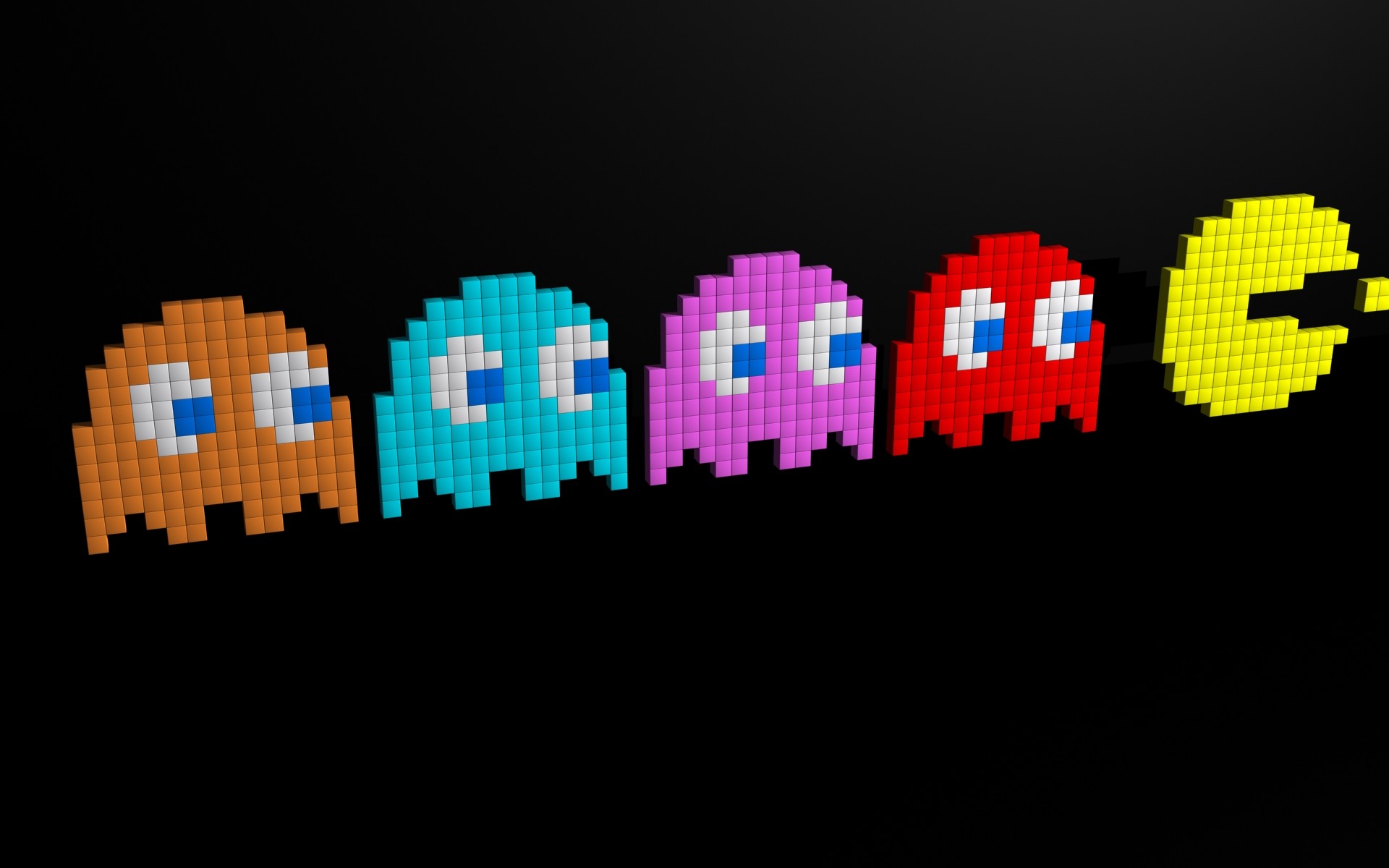 pacman pixels classique