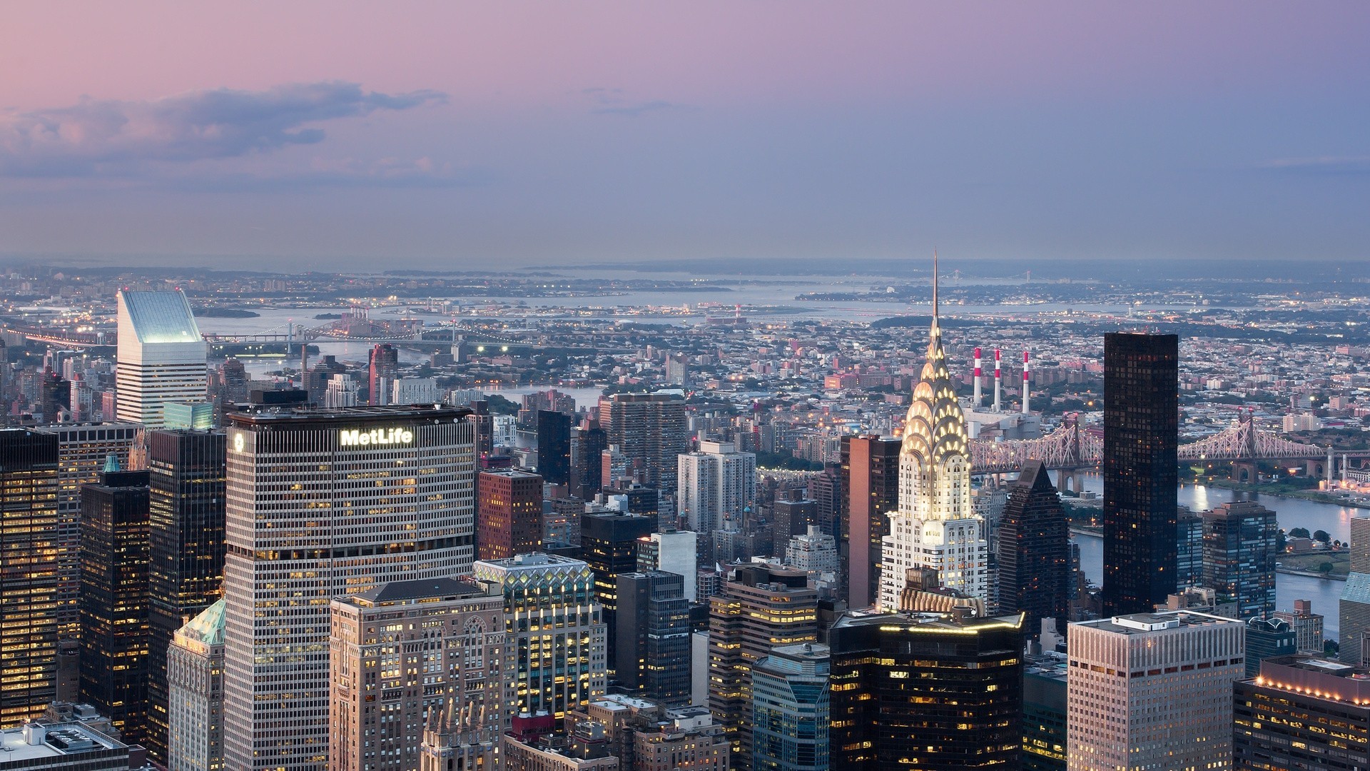 lumières ciel new york maisons