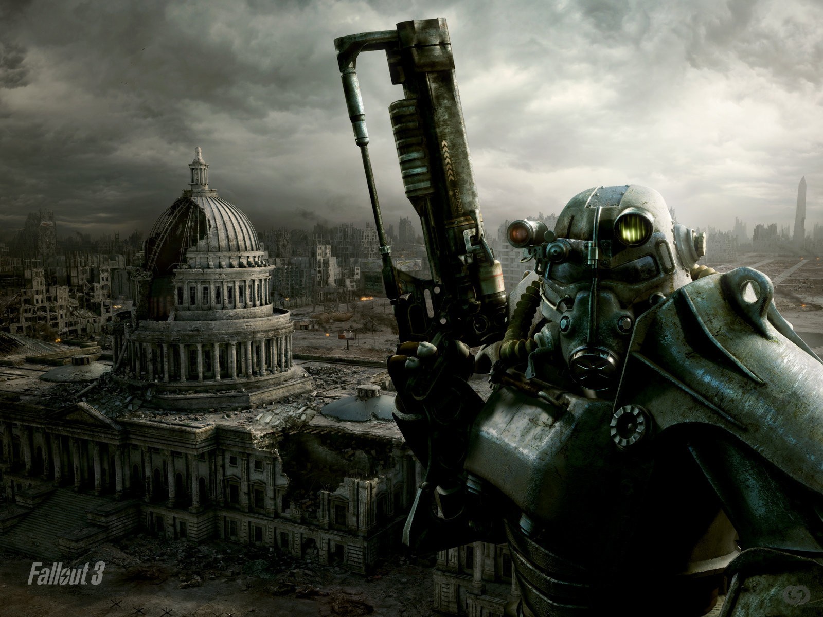 fallout 3 город руины