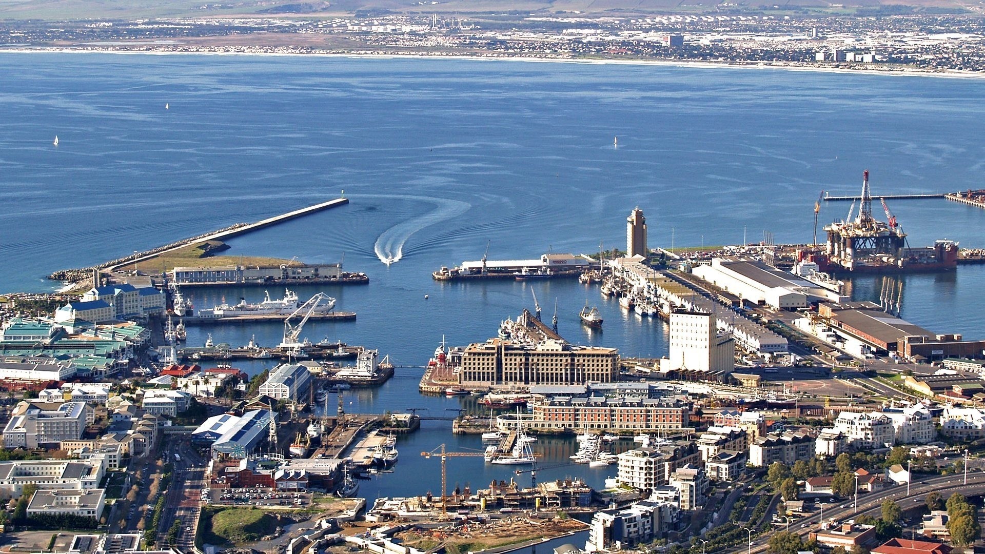 blau wasser meer kapstadt stadt ozean