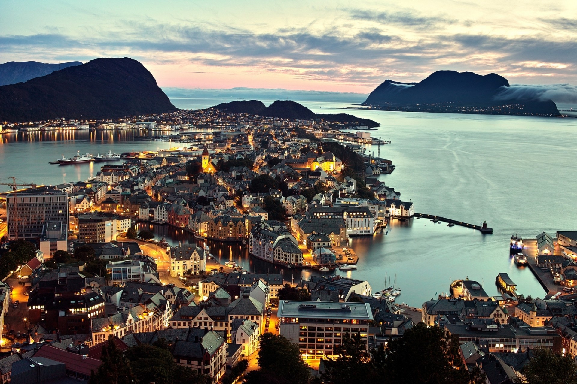 norvège ålesund ville