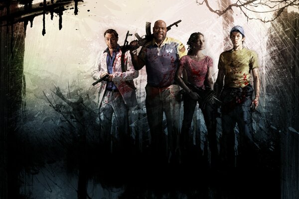 Poster for the game left 4 dead 2