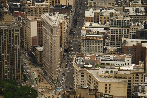 Schöne Architektur der zentralen Straßen von New York