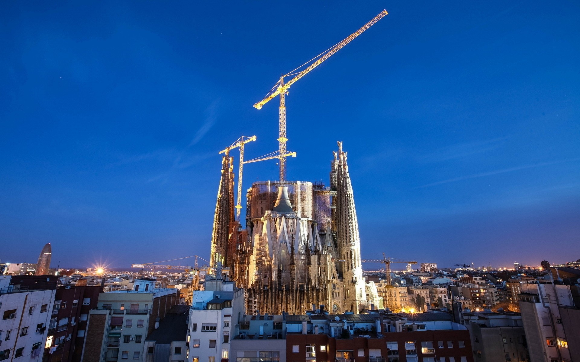 barcellona notte città