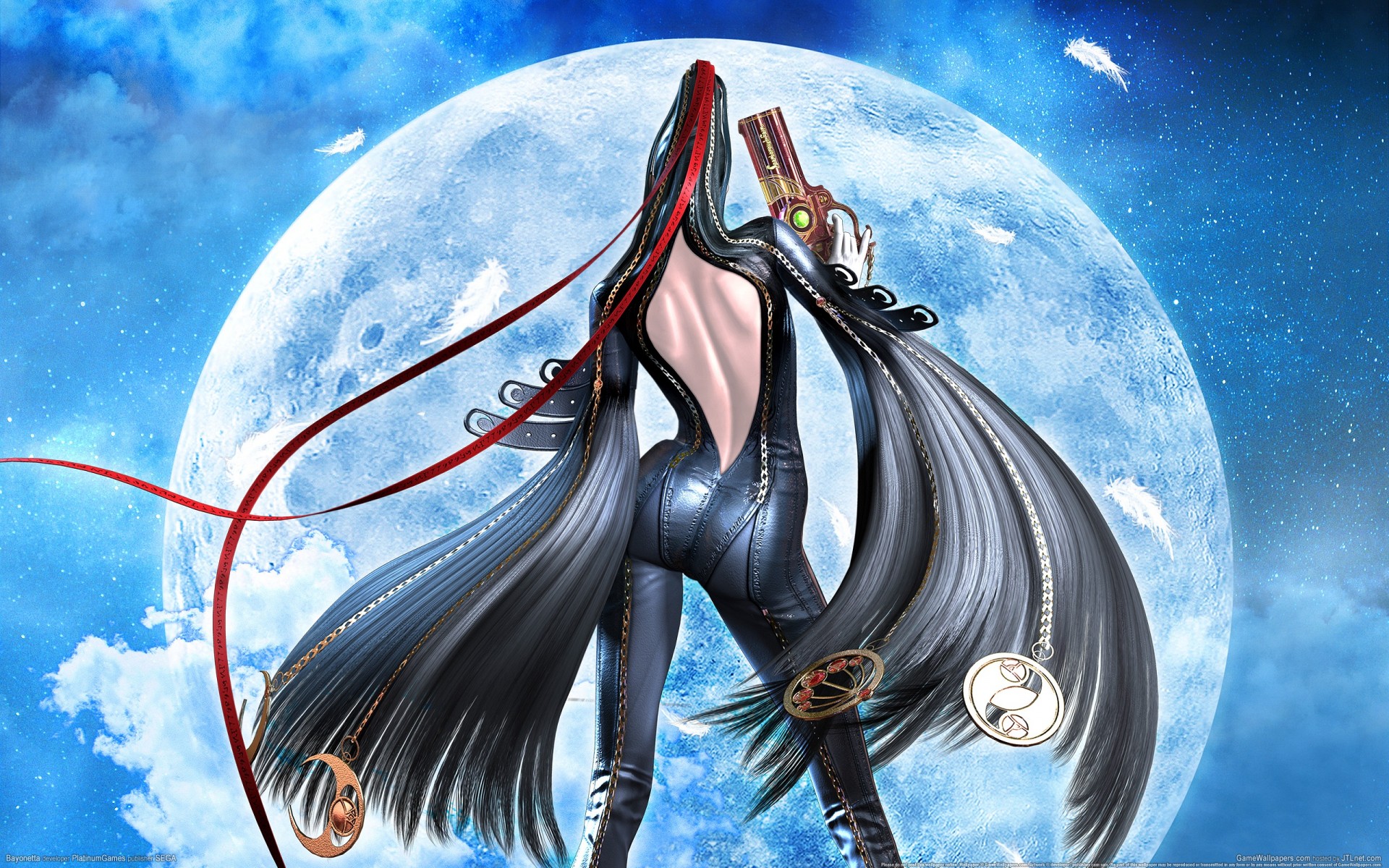 bayonetta mädchen band pistolen sega platin-spiele