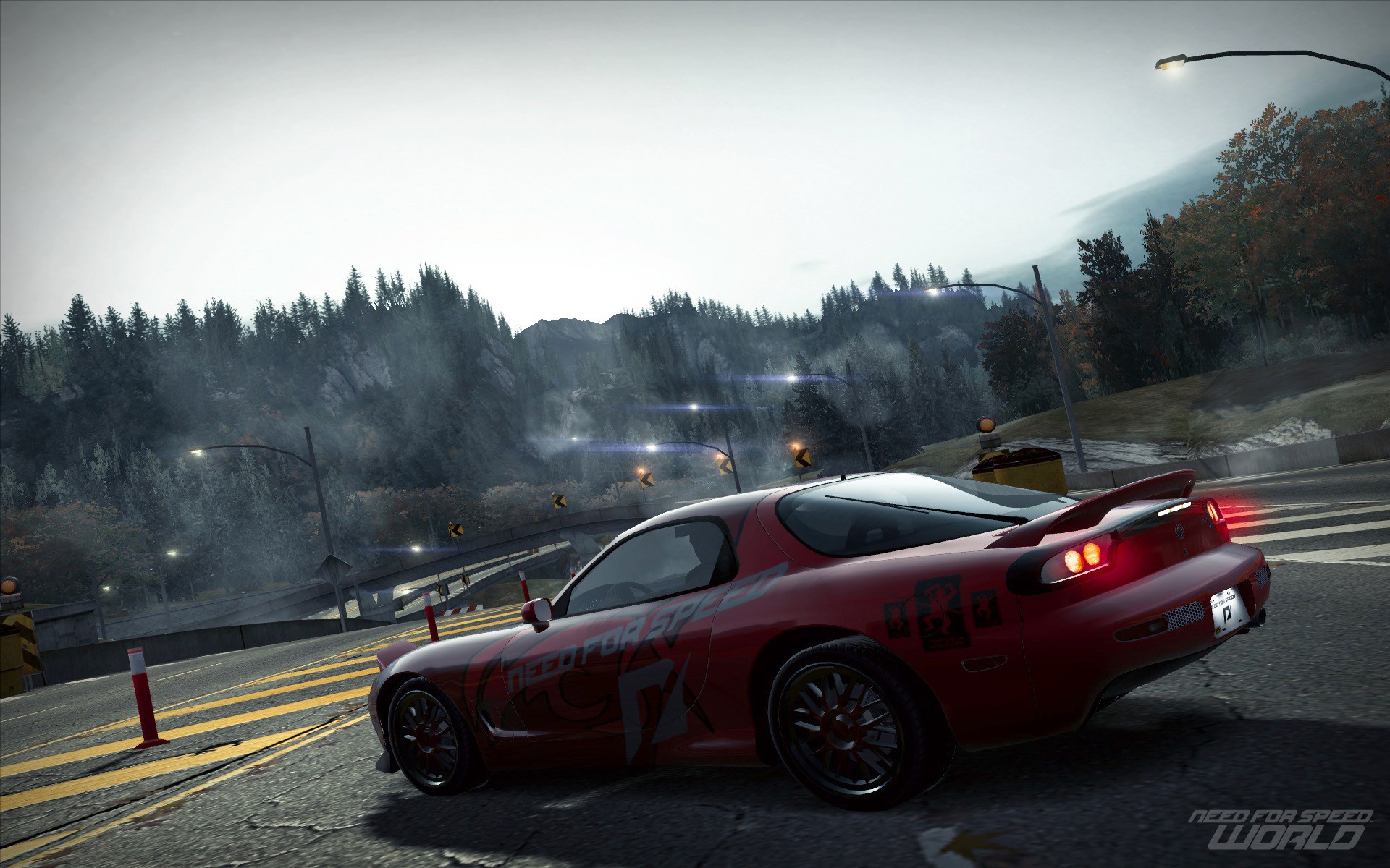 nfs world mazda rx-7 droga