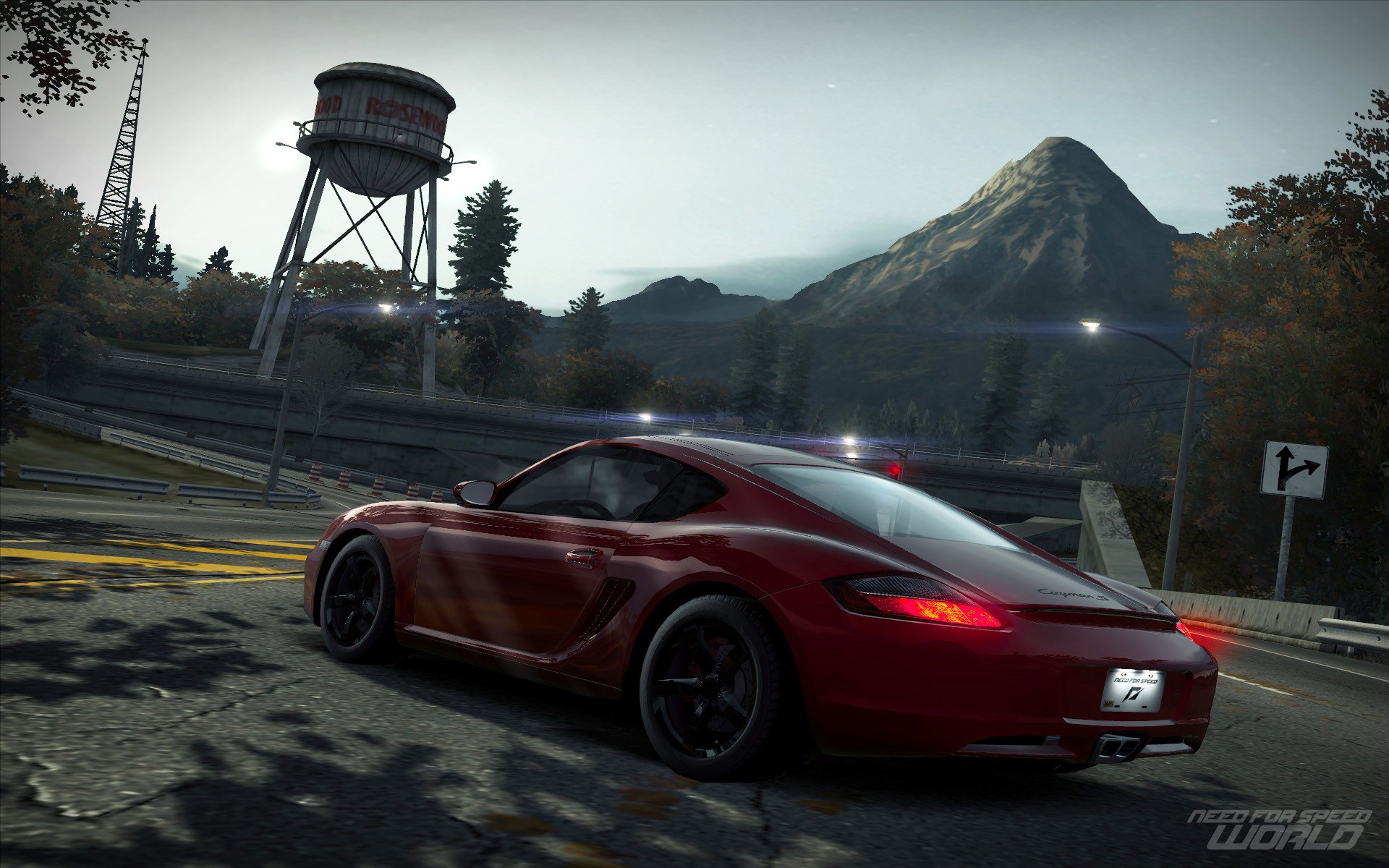 nfs world porsche montagne