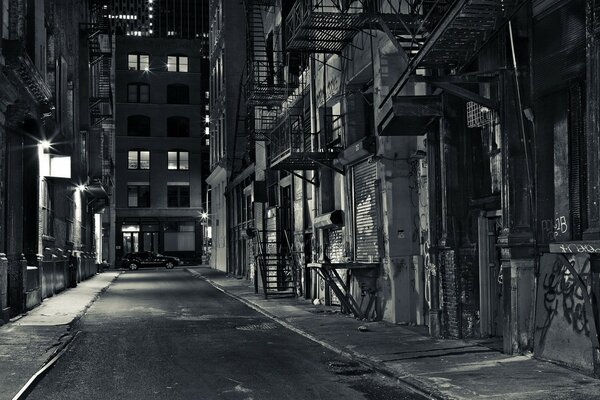 New York City Night Street