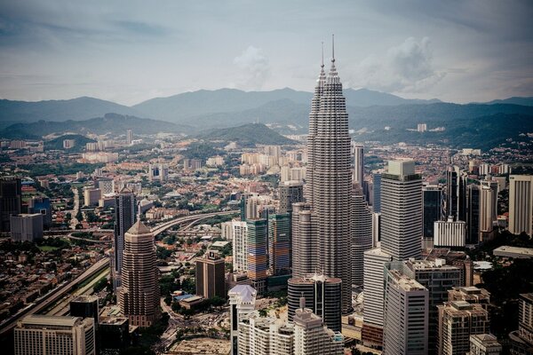 La vie des bâtiments de Malaisie