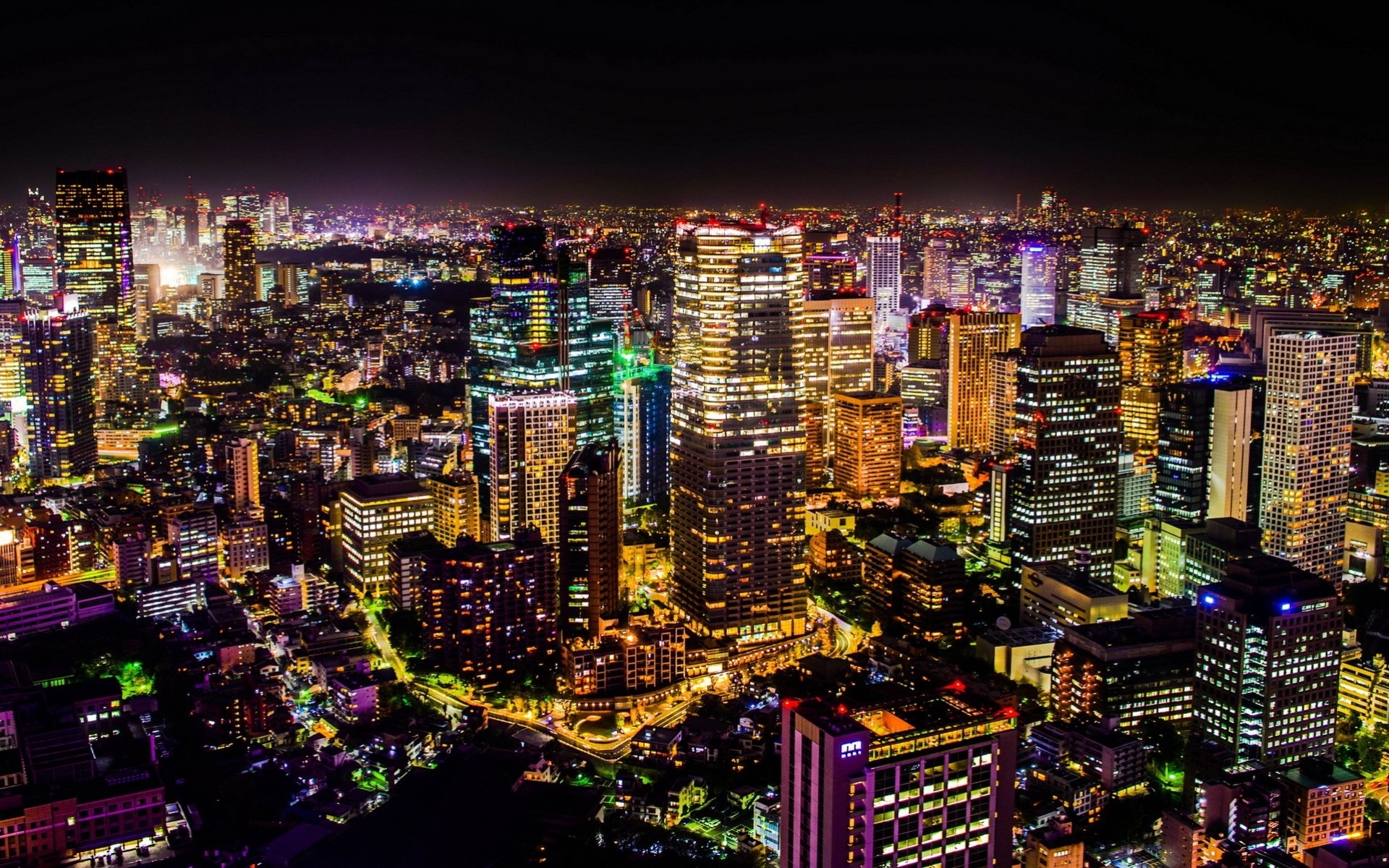 night tokyo town