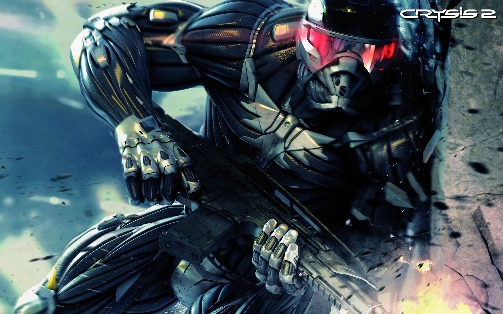 nanokombinezon wojownik broń crysis 2