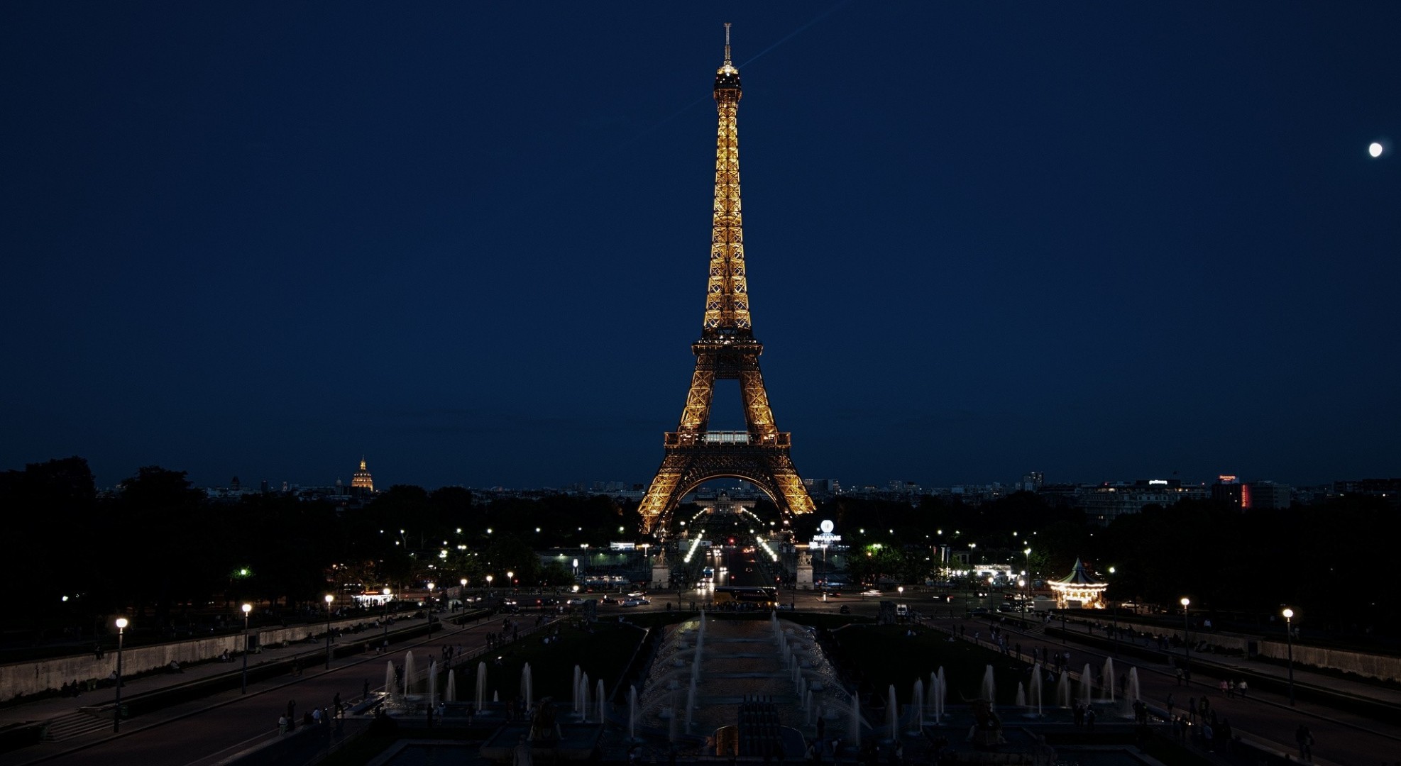 lichter nacht frankreich eiffelturm paris stadt