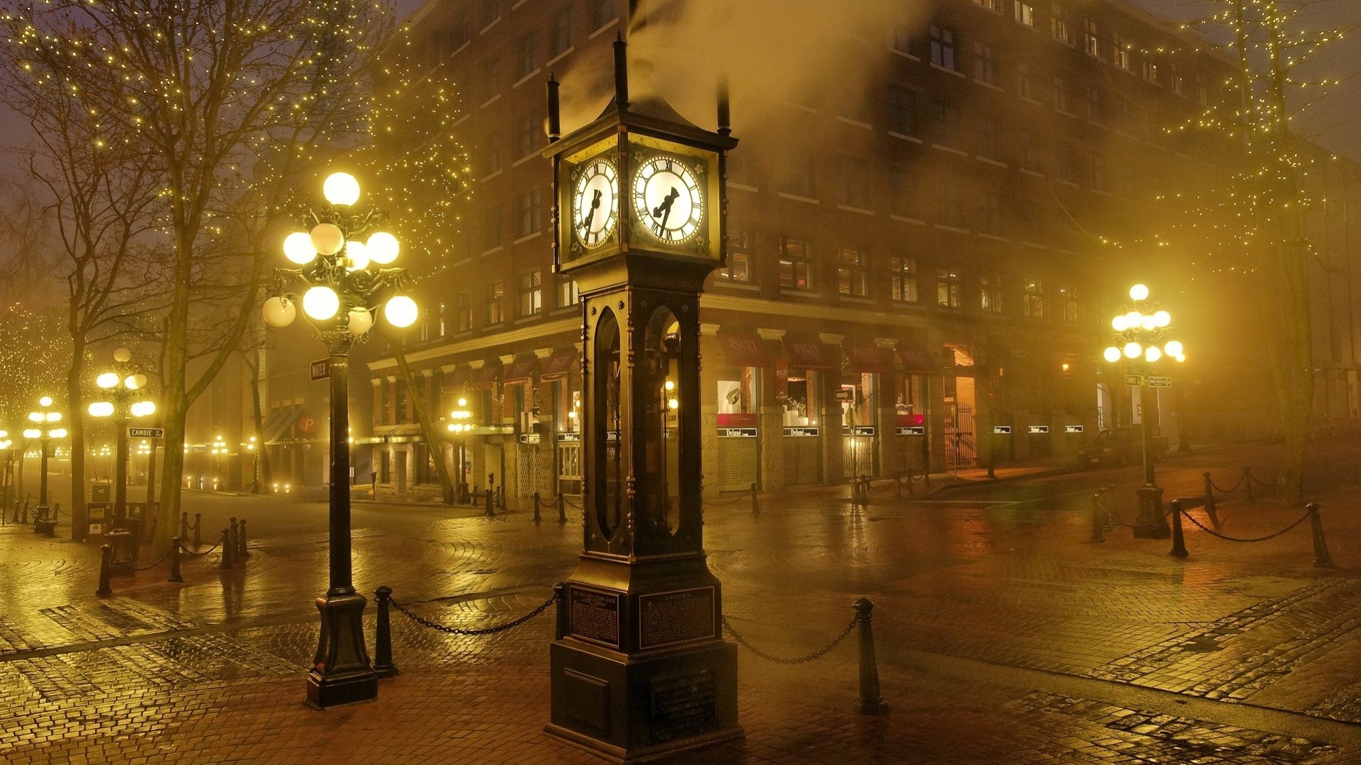 lumière nuit londres jaune ville