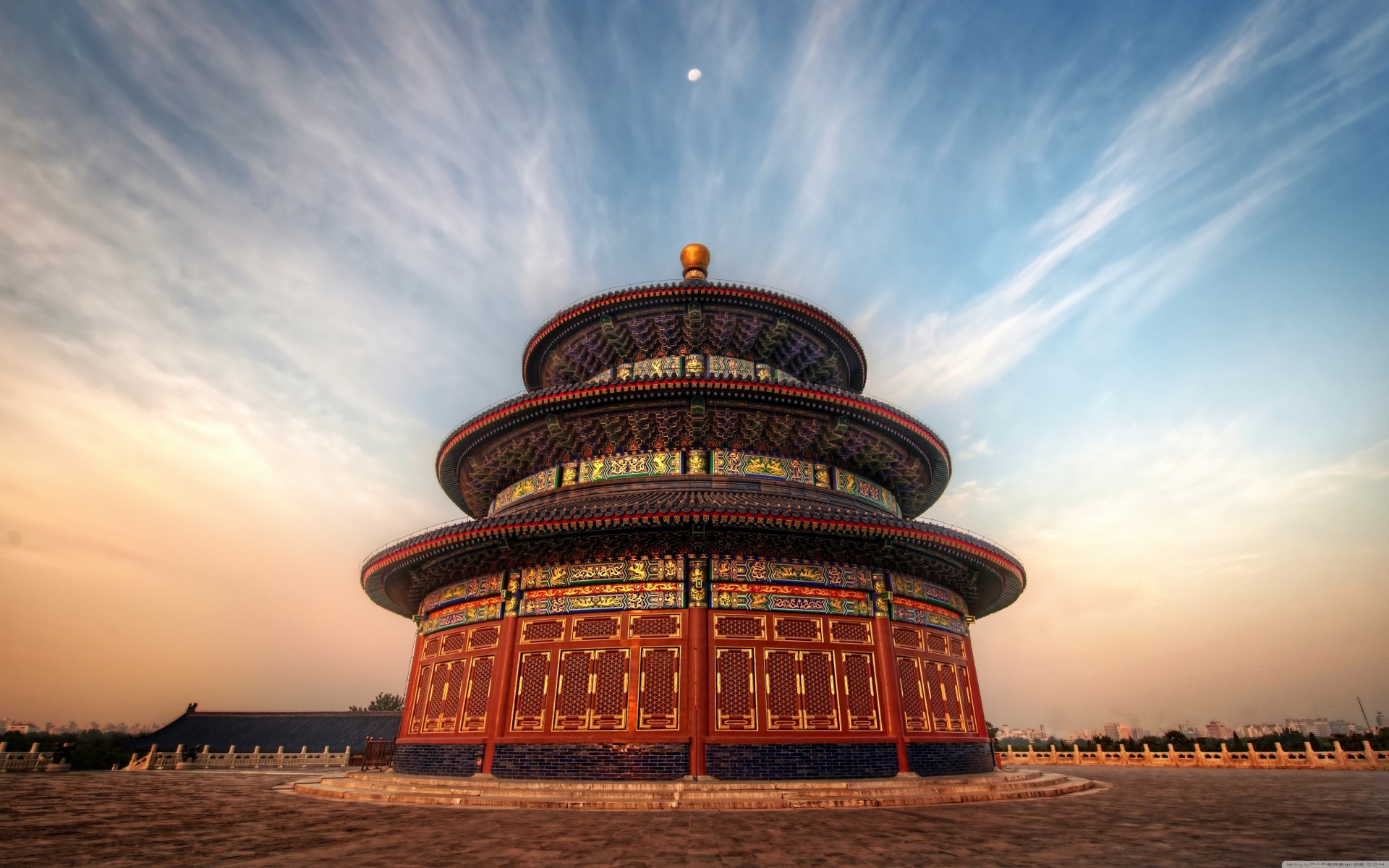 china tempel architektur himmel