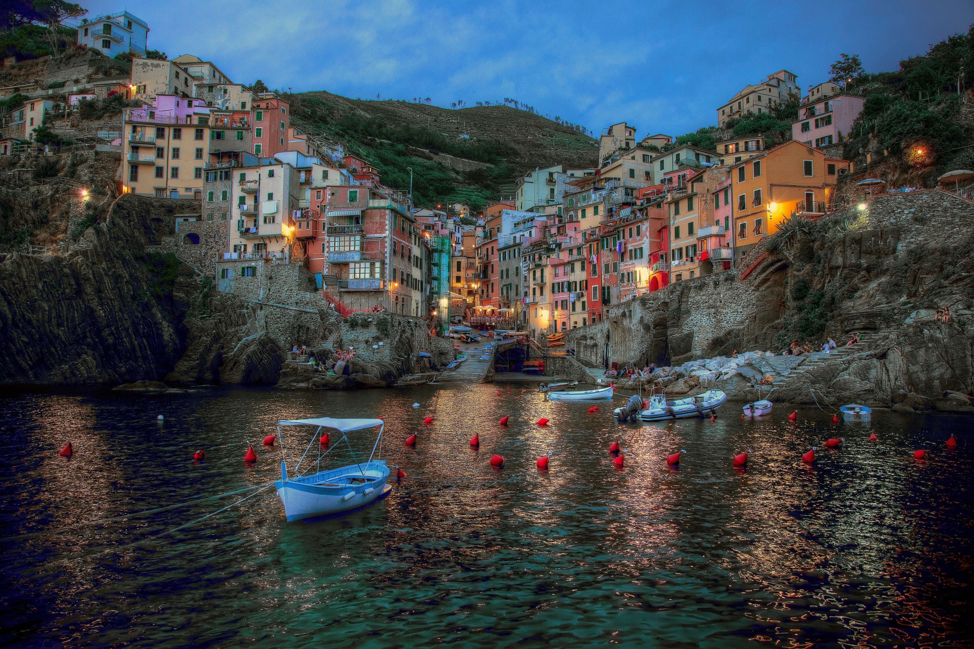 cinque terre riomaggiore włochy