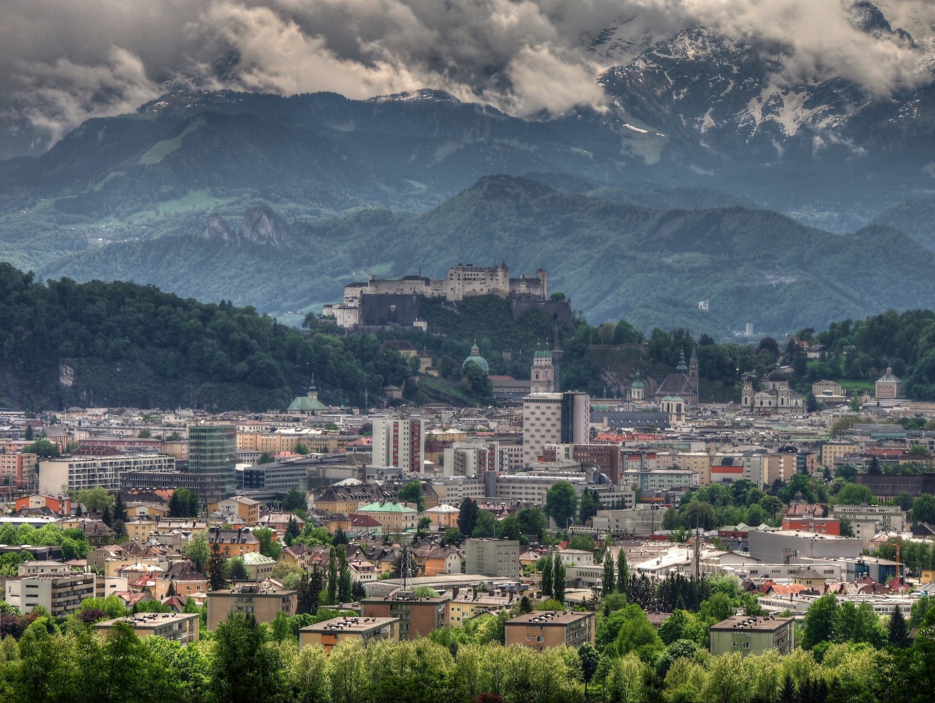 montagne salisburgo austria città