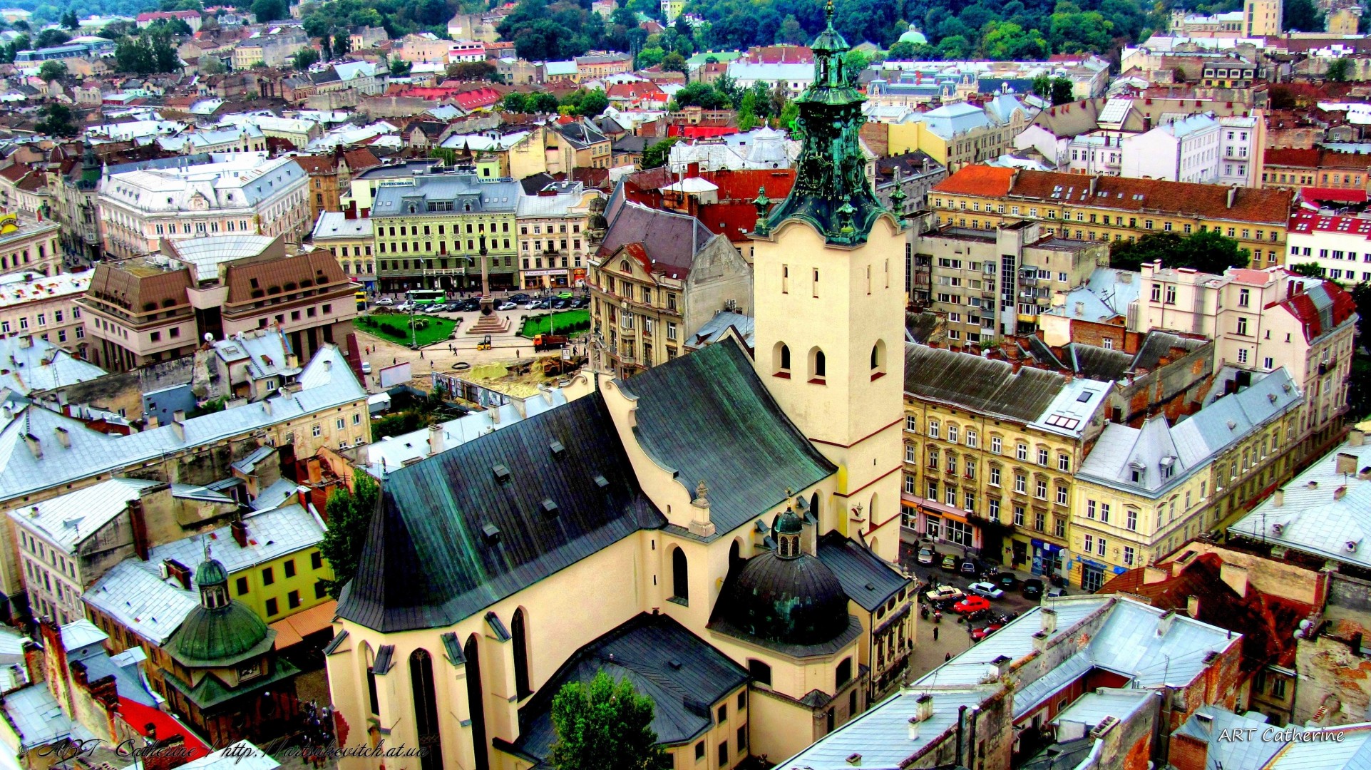 cathédrale sanctuaire lieux saints lviv église ville ukraine