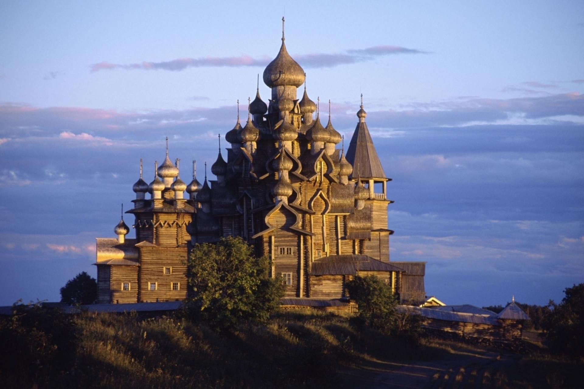 russie église temple kiji foi en bois religion