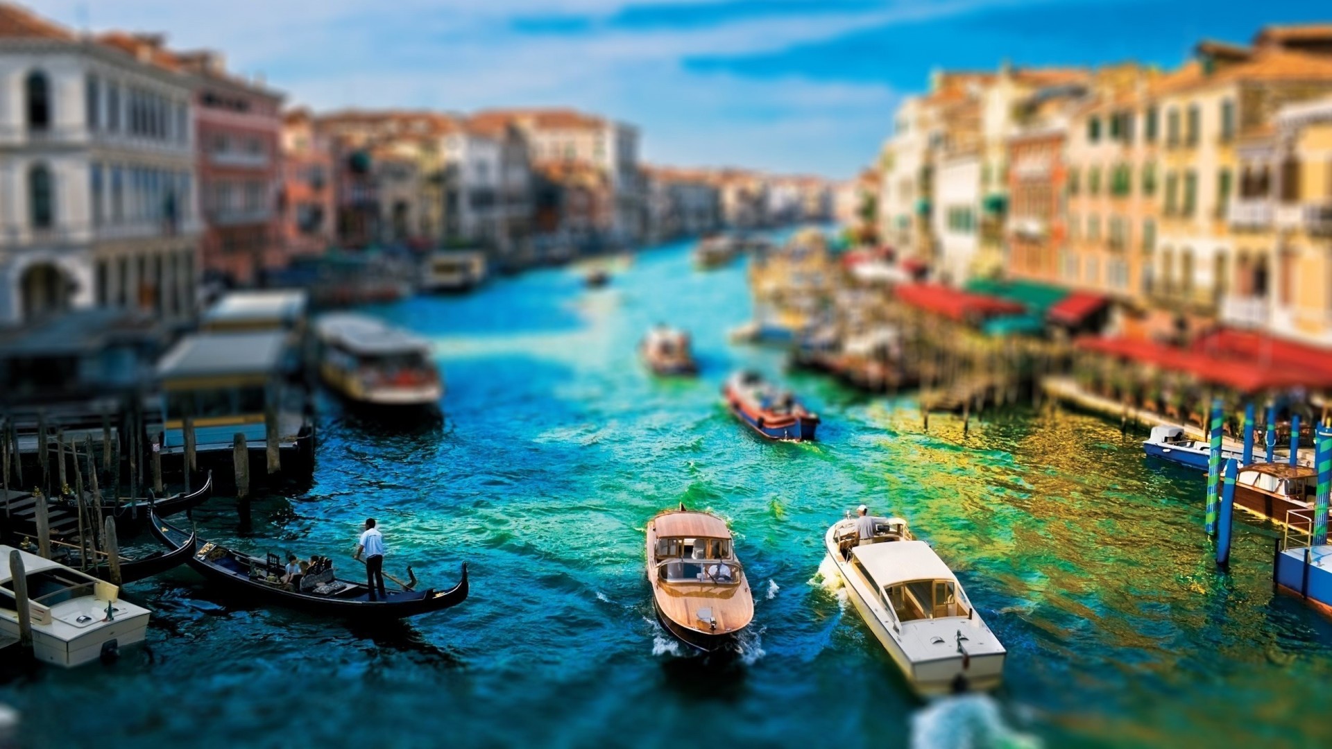 boat venice town city italy