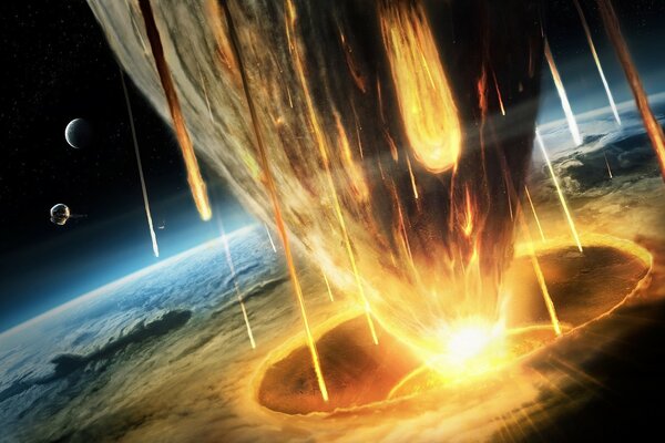 Asteroids on their way to collide with Earth